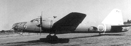 Ki-67 aircraft at rest, circa 1940s