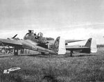 US personnel examine a Focke-Wulf Fw 189 Uhu reconnaissance plane abandoned at Salzburg, Austria, 1945