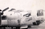 B-24L Liberator ‘Round Trip Ticket’ of the 33rd Bomb Squadron between missions at Clark Field, Luzon, Philippines, Mar-Jul 1945.