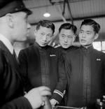Chinese cadets receiving instructions at a British naval academy, 1943-1945, photo 4 of 4