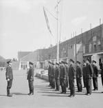 Chinese cadets in a British naval academy being reviewed, 1943-1945, photo 1 of 3