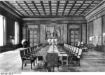 Cabinet meeting room, New Reich Chancellery, Berlin, Germany, circa 1939
