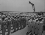 Commissioning ceremony of USS New Jersey, Philadelphia Navy Yard, Pennsylvania, United States, 23 May 1943, photo 02 of 25