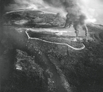 Sabang airfield under attack, Sabang, Sumatra, Dutch East Indies, 19 Apr 1944.