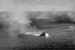 Ise firing during Battle off Cape Engaño, 25 Oct 1944