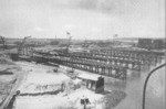 View of Deutsche Werft shipyard, Hamburg, Germany, circa 1930s