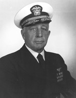 Official portrait of Vice-Admiral Aubrey Fitch, 18 Mar 1946.