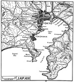 United States Army map of Tokyo Bay and the surrounding area, Sep 1945.