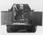 Rear view of Type 5 Na-To tank destroyer, Japan, 1945