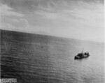 Mikazuki after being attacked by USAAF B-25 bombers, off Cape Gloucester, New Britain, 28 Jul 1943, photo 4 of 5