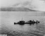 Mikazuki after being attacked by USAAF B-25 bombers, off Cape Gloucester, New Britain, 28 Jul 1943, photo 5 of 5