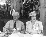 Admiral Chester Nimitz, a Texan, hosted an “Old Texas Roundup” on Oahu, Hawaii for all personnel in the Pacific Area who were from Texas; some 40,000 members of the Navy, Marine Corps, and Army, 16 Jan 1944. Photo 2 of 3.