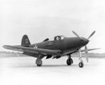 P-39C-BE Airacobra fighter of 40th Pursuit Squadron of USAAF 31st Pursuit Group at Selfridge Field, Harrison, Michigan, United States, 1941