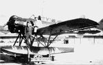 Nubuo Fujita posing with his E14Y aircraft, 1941-1943