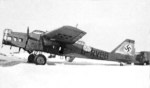 Captured MB.200 bomber in German markings, 1940s