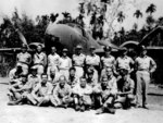 Pilots and crew of B-25 bomber 