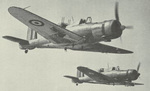 Two Roc aircraft in flight, date unknown, photo 1 of 2