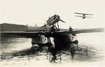 S.55X flying boat at rest, circa 1930s