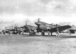 Captured P-40 fighters with Japanese markings, China, circa 1940s