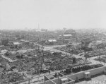 Nagaoka, Japan after American aerial bombing, 1945