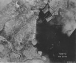 Aerial view of Tokyo, Japan, early 1945