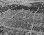 Aerial view of barren Tokyo, Japan, circa Aug 1945, photo 1 of 2