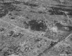 Aerial view of barren Tokyo, Japan, circa Aug 1945, photo 2 of 2