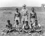 British Solomon Islands scouts with Capt Martin Clemons on Guadalcanal, 1942