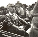 Lieutenant General Masao Baba en route to the official surrender ceremony, Labuan island, North Borneo, 10 Sep 1945, photo 1 of 3