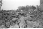 Destroyed buildings at Nemmersdorf, East Prussia, Germany, late Oct 1944, photo 5 of 6
