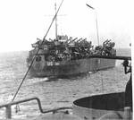LST-286 underway in the Mediterranean Sea during Operation Dragoon, Aug 1944