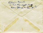 Letter from Lillian Russel to Harry Truman, envelope side 2 of 2, 12 Apr 1951