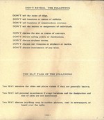 Message from George Marshall and Ernest King to US military personnel returning from war zones, 15 May 1943, page 2 of 2