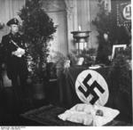 Baptism of a child born to a Lebensborn member, Germany, 1936, photo 4 of 4