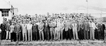 Group of 104 German rocket scientists, including Wernher von Braun and Arthur Rudolph, at Fort Bliss, Texas, United States, 1946