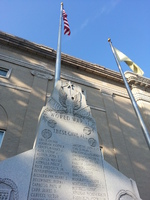 War memorial at Lyndhurst, New Jersey, United States, 6 Jul 2013