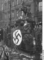 Hermann Göring speaking at a military gathering, 18 Jan 1936