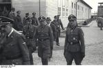 SS officers at the Mauthausen Concentration Camp during Heinrich Himmler