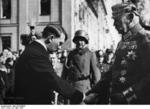 German Chancellor Adolf Hitler and German President Paul von Hindenburg, Potsdam, Germany, 21 Mar 1933