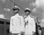 Milton Miles with a Chinese Navy officer, China, date unknown