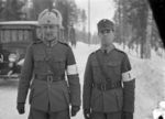 Finnish Army Lieutnant Genera Harald Öhqvist and Colonel K. Yrjö Takkula, Finland, 1937