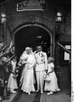 Wedding of pilots Theodor Osterkamp and Fel Gudrun Pagge, Hamburg, Germany, 1933