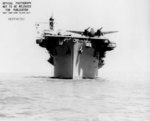 USS Copahee in San Francisco Bay, California, United States, 9 May 1943, photo 3 of 3; note two PV-1 Ventura aircraft
