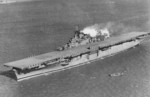 USS Essex at Hampton Roads, Virginia, United States, 1 Feb 1943. Photo 1 of 2.