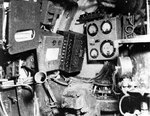Control room of a Koryu type submarine, looking forward, Oct-Dec 1945, copied from the U.S. Naval Technical Mission to Japan Report S-01-7, Jan 1946, pg 117, fig 126; photo 2 of 3