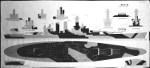 Plan for camouflage Measure 32v6 Design 10D for USS North Carolina, circa 1943, 1 of 2; this design would remain unused