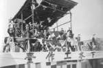 Launching ceremony of cruiser Pinghai, Jiangnan Arsenal, Shanghai, China, 28 Sep 1935