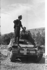 Italian L6/40 light tank in Yugoslavia, Aug 1943