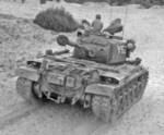 US Marine Corps M46 Patton medium tank in Korea, 8 Jul 1952