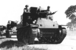 M2 Medium Tank during a training mission in the United States, date unknown